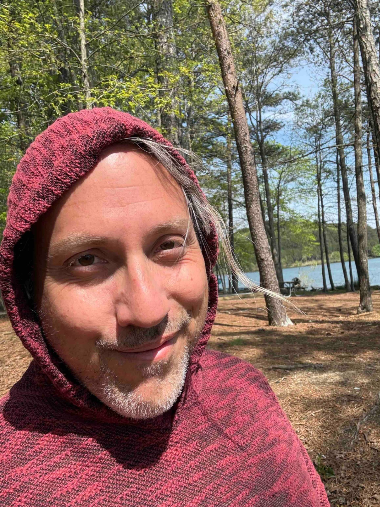 Oriya Pollak in conversation, lakeside